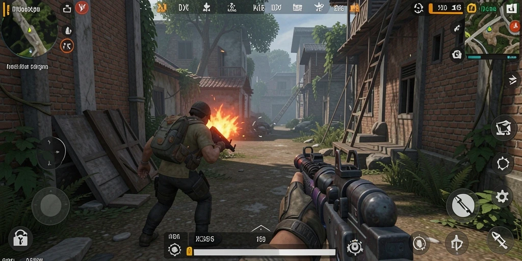 Gameplay intens dalam pertempuran TPS IDX66.