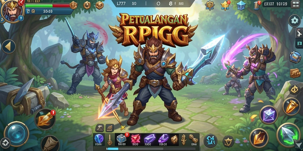 Tampilan luar biasa dari pertempuran RPG dalam L777.