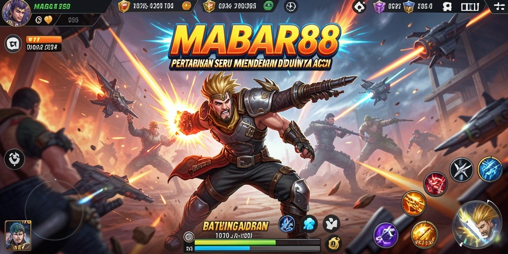 Gameplay intens dan penuh aksi dalam MABAR88