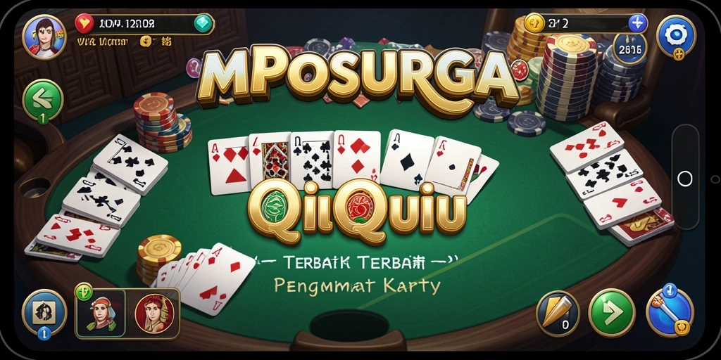 Tampilan gameplay seru di MPOSURGA, permainan QiuQiu yang menantang.