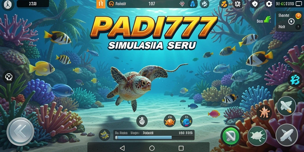 Tangkapan layar menunjukkan gameplay menarik dari PADI777.