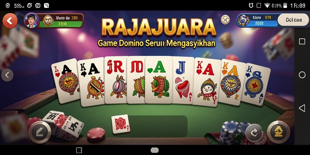 Tampilan gameplay seru dari RAJAJUARA yang menarik.