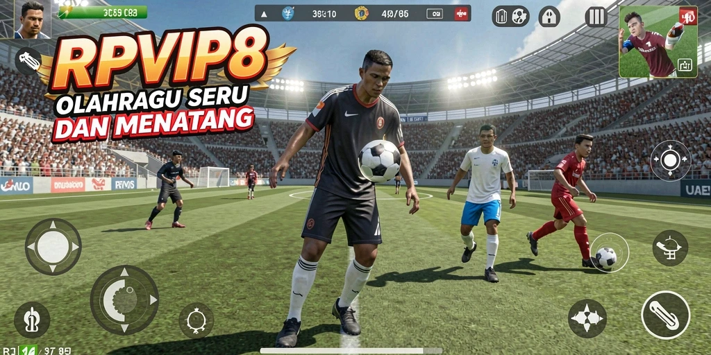 Tampilan gameplay RPVIP8 yang penuh aksi dan kompetisi.