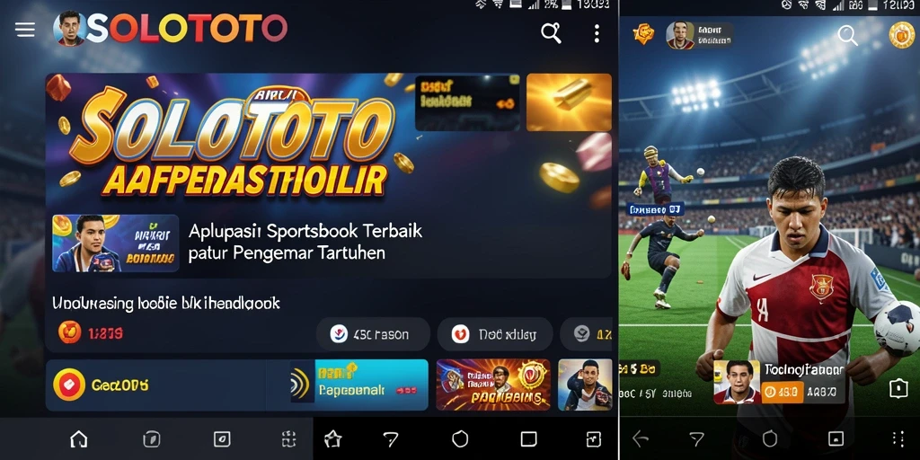 Screenshot menunjukkan antarmuka menarik SOLOTOTO saat memasang taruhan.