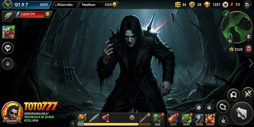 Tampilan gameplay TOTO777 yang mencekam dan mendebarkan.